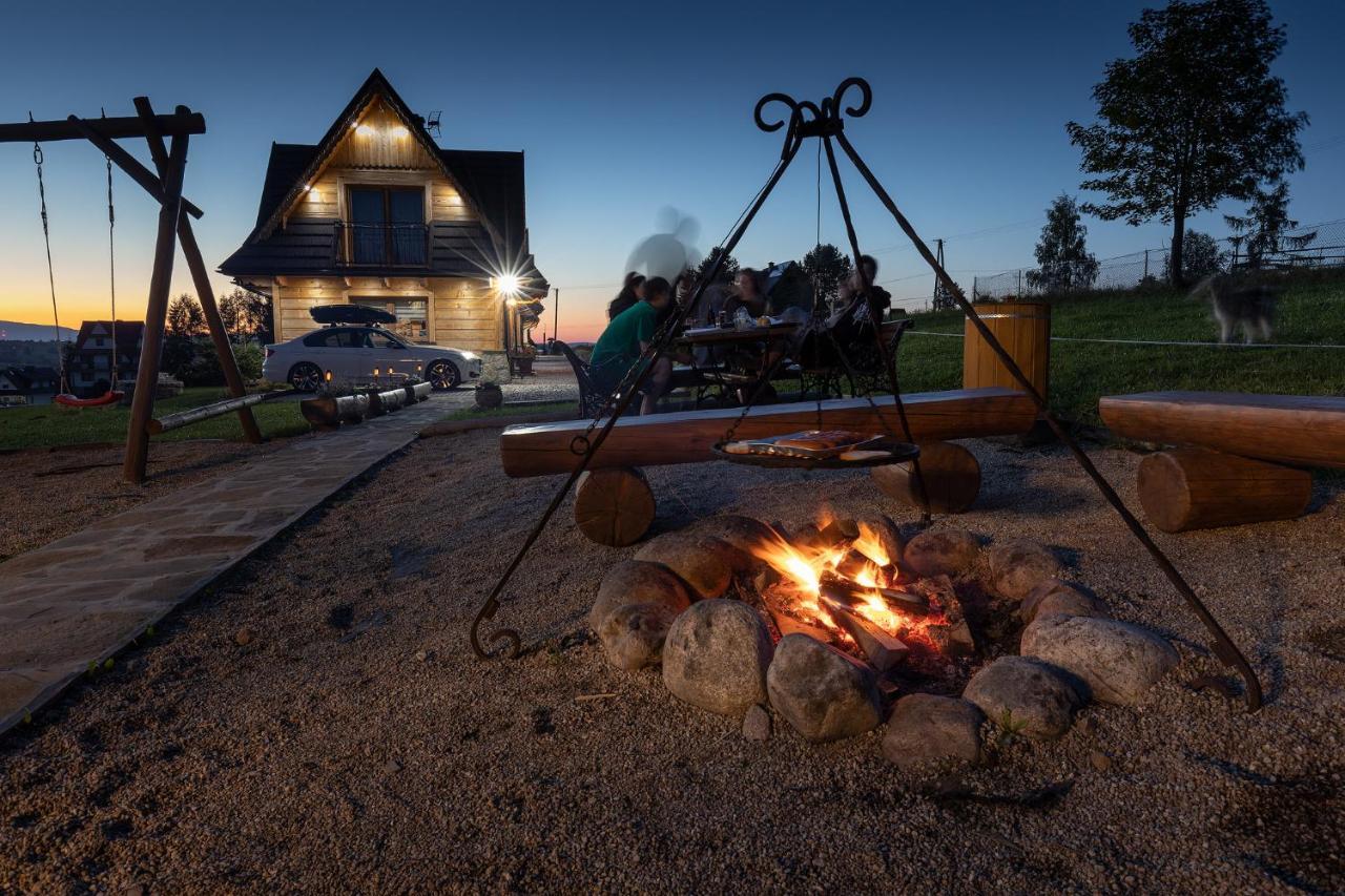 Witowianskie Domki Z Kominkiem, Jacuzzi I Sauna Dzianisz Exterior photo