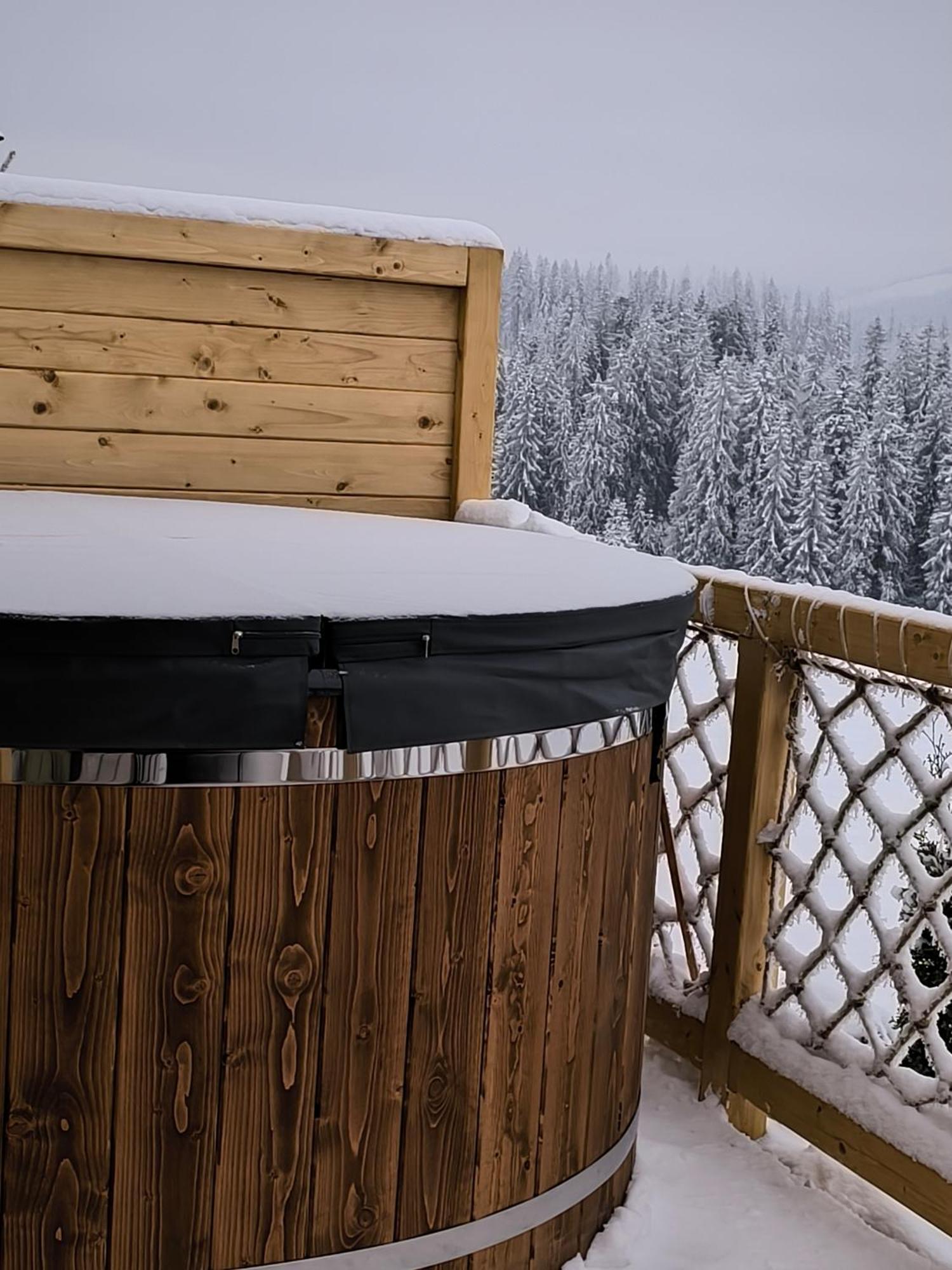 Witowianskie Domki Z Kominkiem, Jacuzzi I Sauna Dzianisz Exterior photo