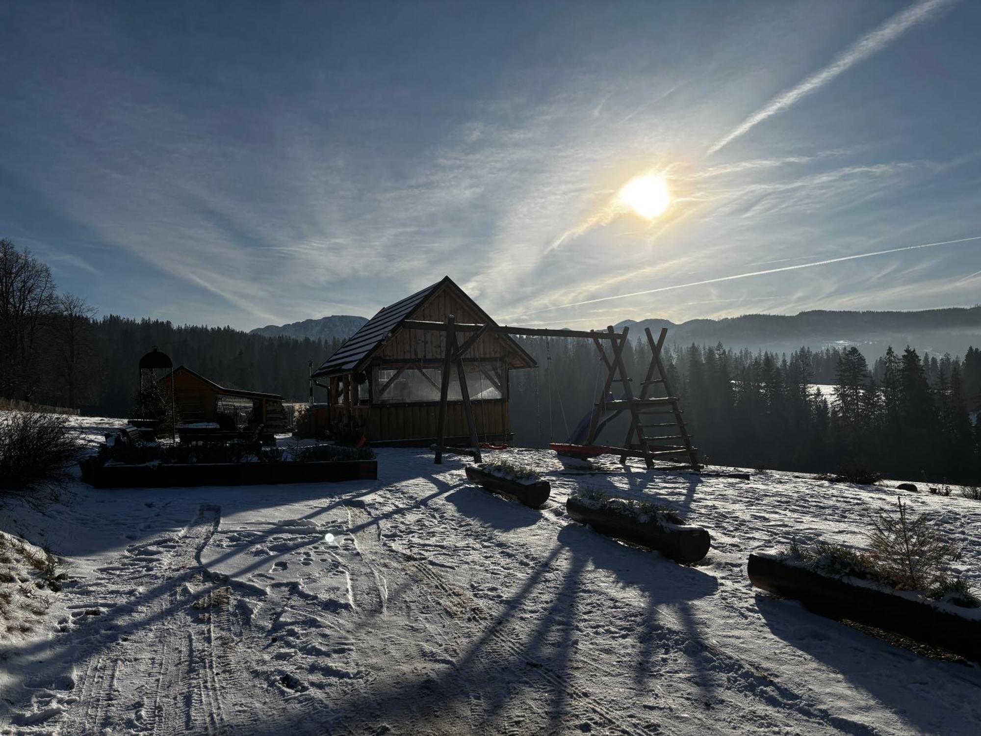 Witowianskie Domki Z Kominkiem, Jacuzzi I Sauna Dzianisz Exterior photo