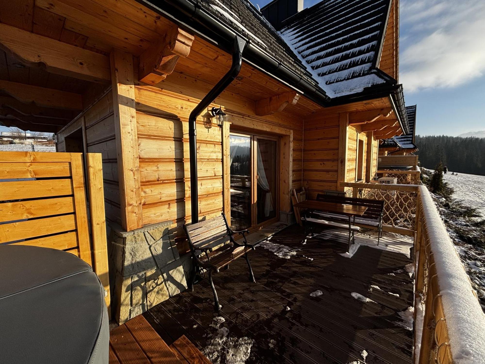 Witowianskie Domki Z Kominkiem, Jacuzzi I Sauna Dzianisz Exterior photo